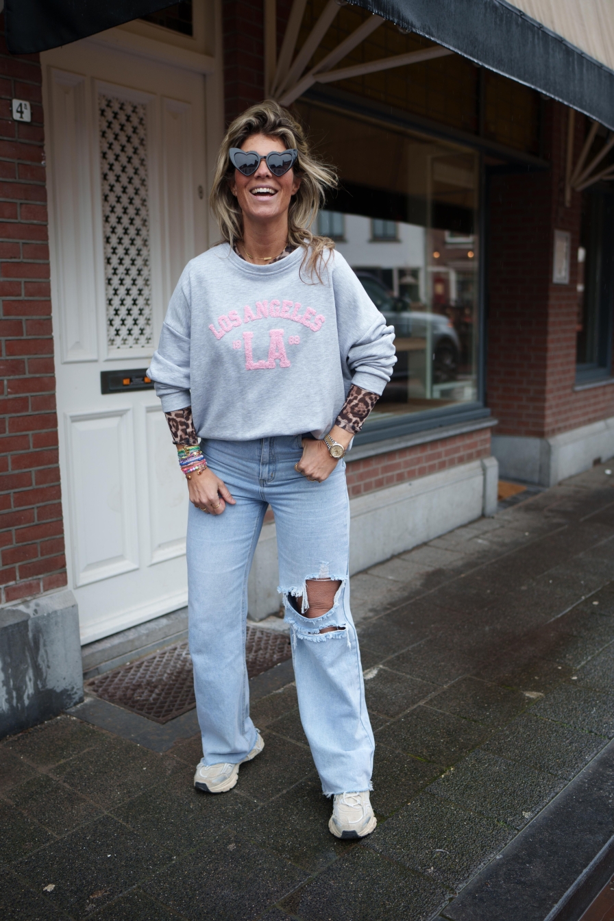 Sweater 19 LA 89 Grijs