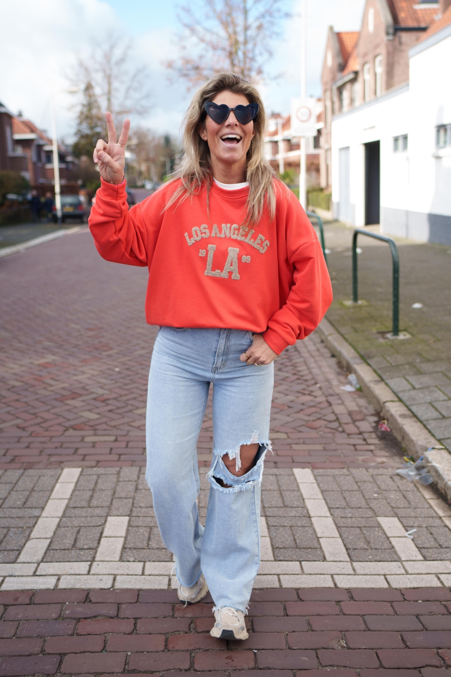 Sweater 19 LA 89 Oranje