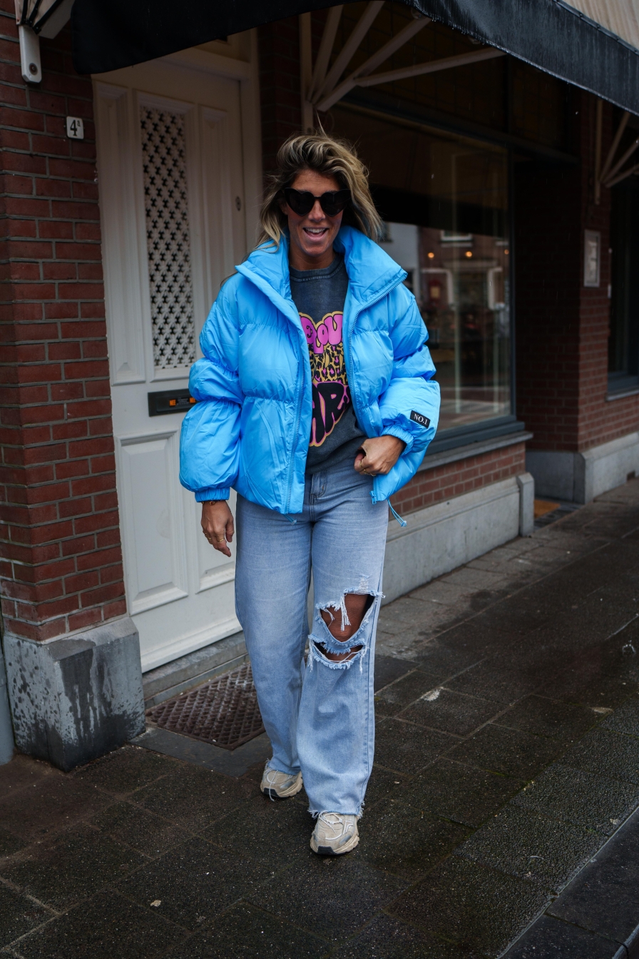 No.1 Jacket Amber Blauw