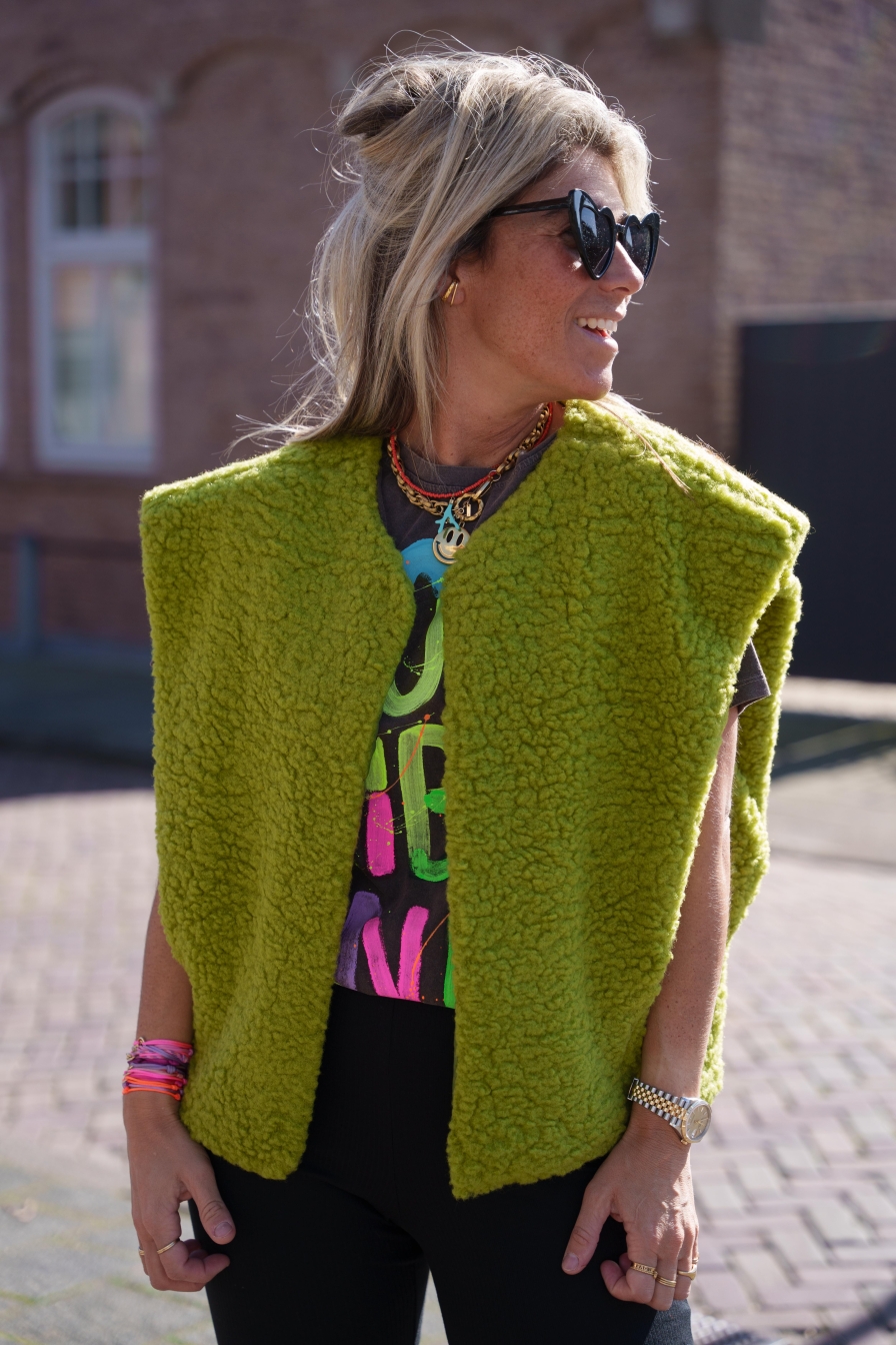 Gilet Iemke Groen