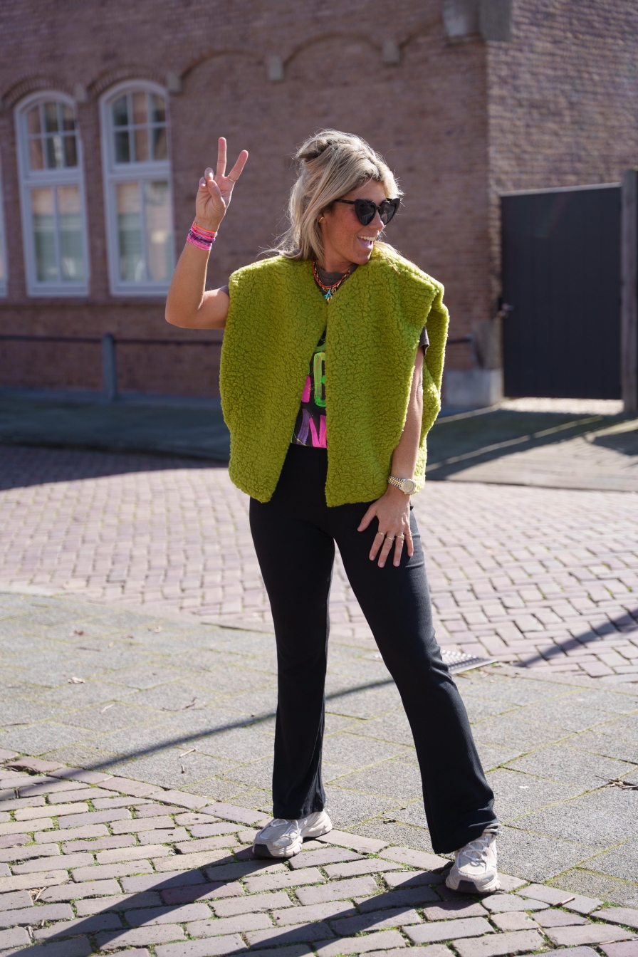 Gilet Iemke Groen