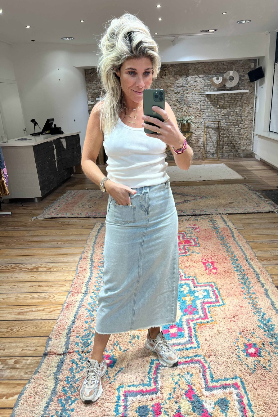 transfusie rustig aan schending Jeans Rok Joyce