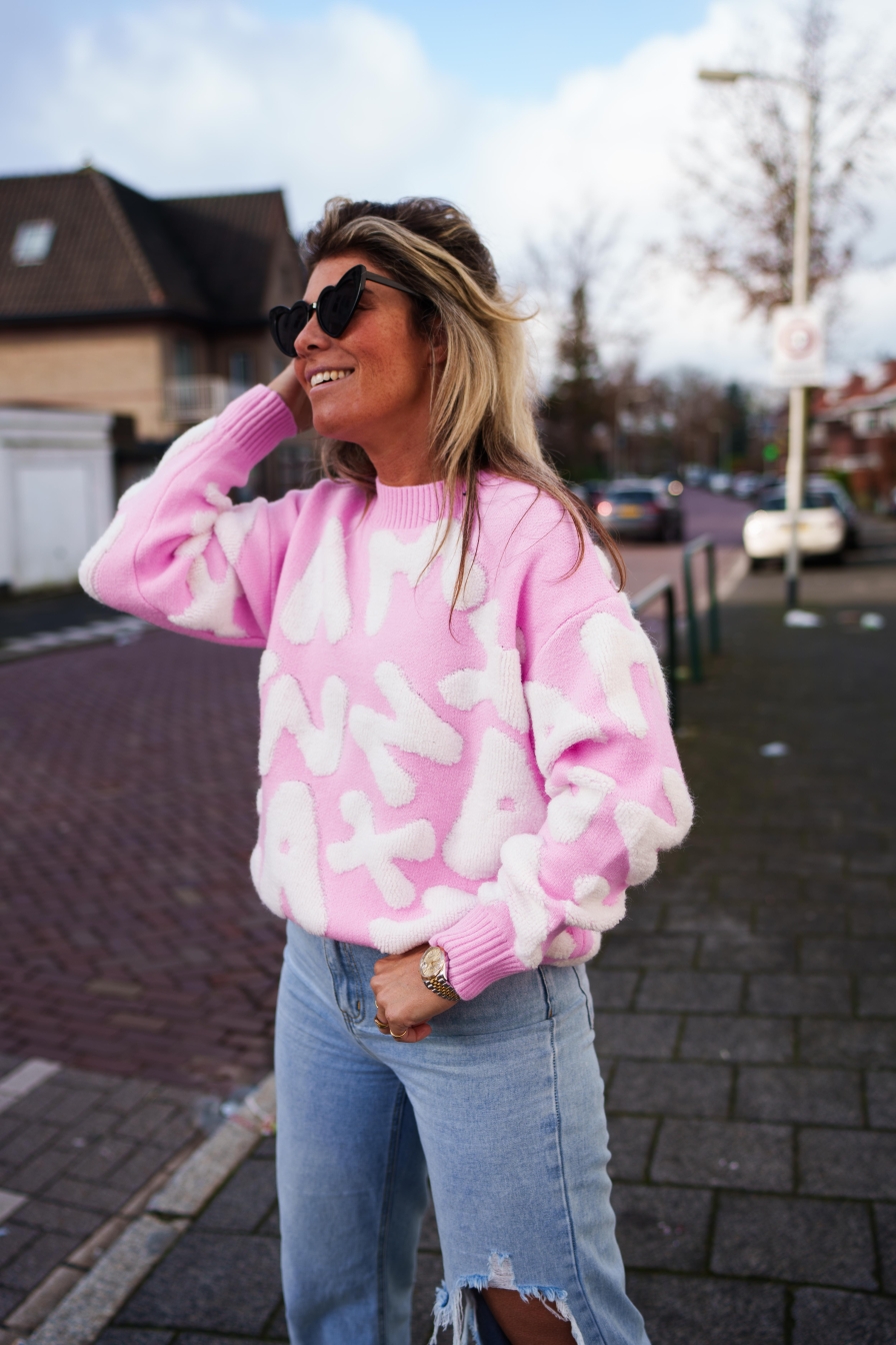 Trui MAX Donker Roze