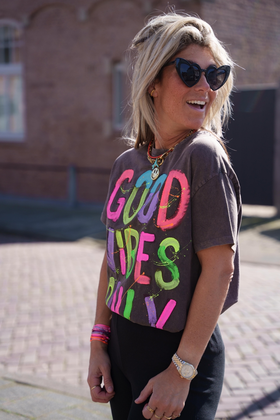 Shirt Roos Good Vibes Only