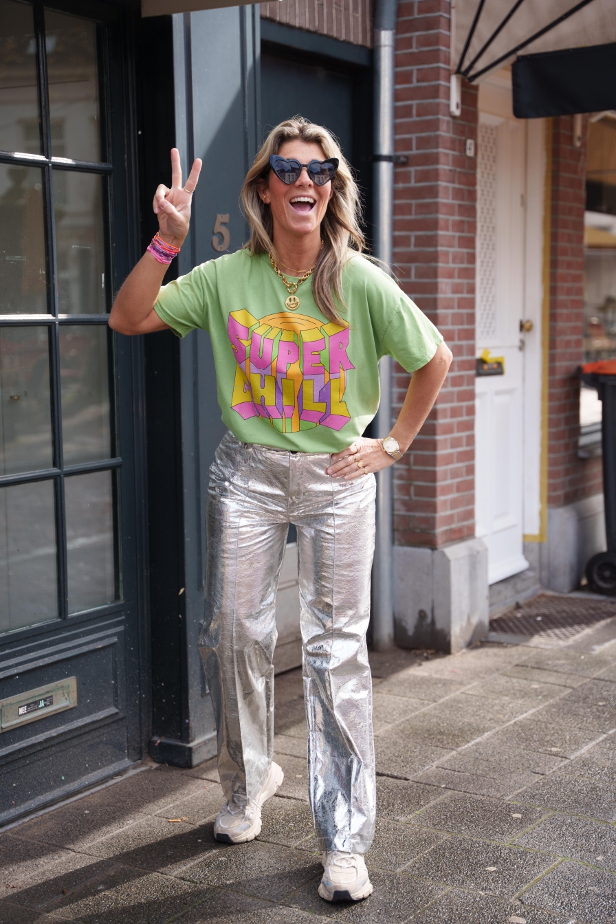 Shirt SUPER Chill Groen