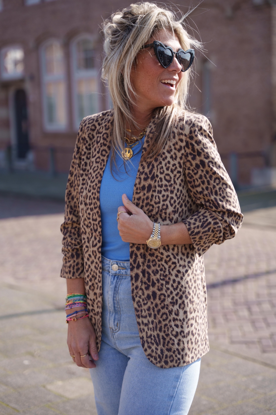 Blazer Byoux Leopard