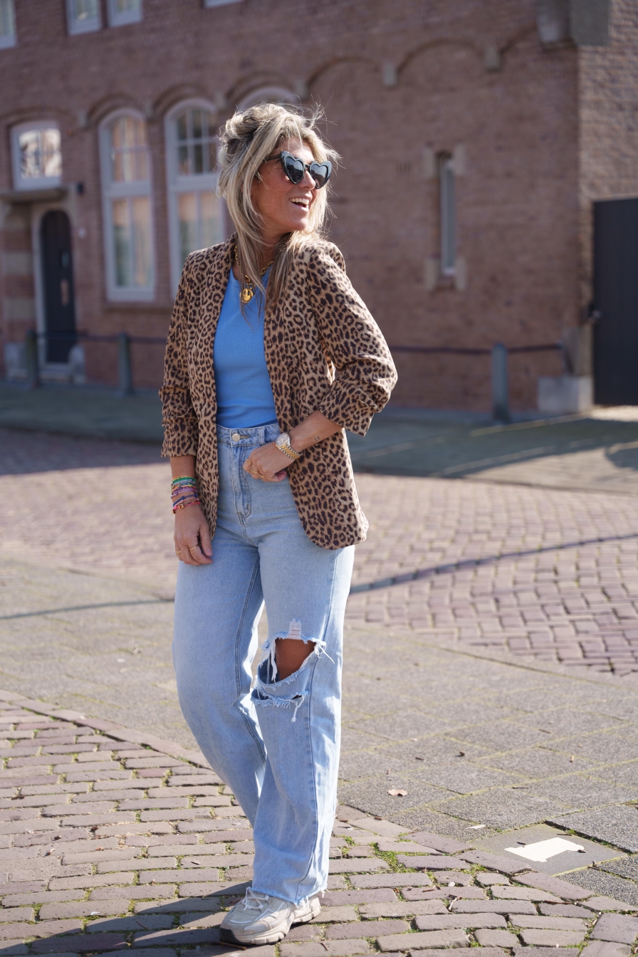 Blazer Byoux Leopard