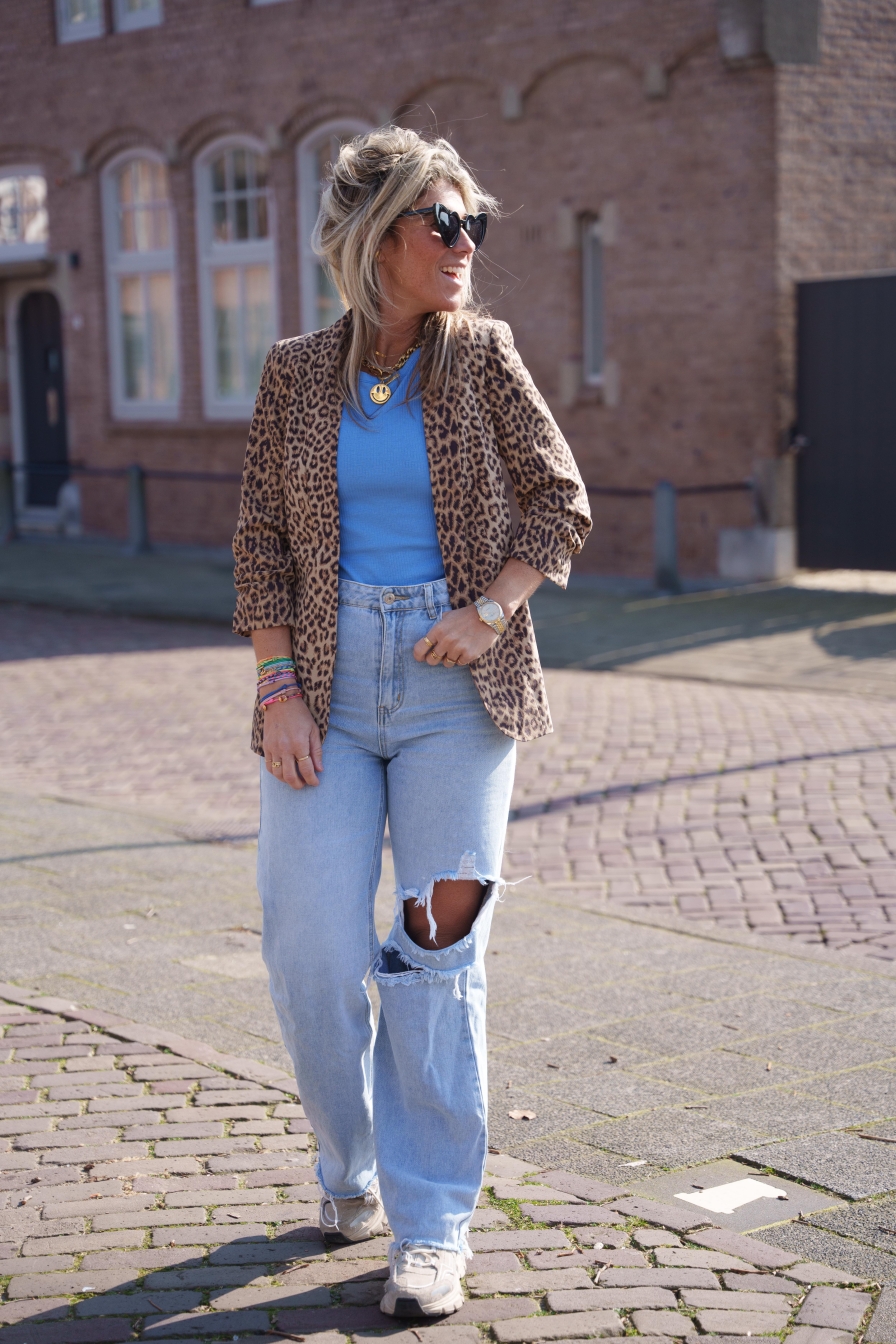 Blazer Byoux Leopard