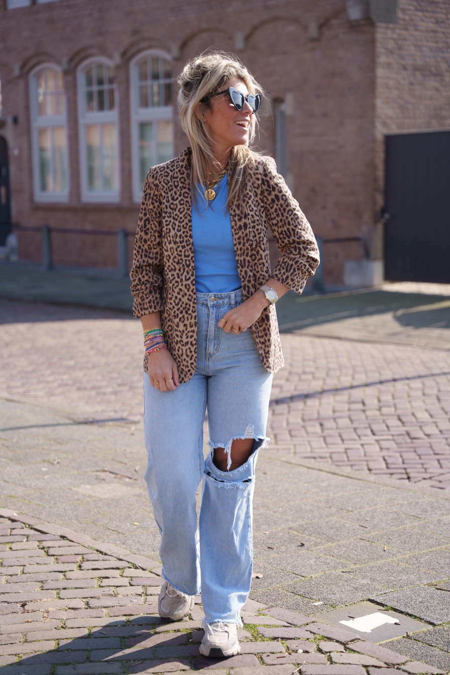 Blazer Byoux Leopard