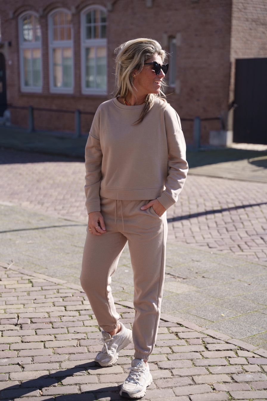 Jogging Broek Berny Beige