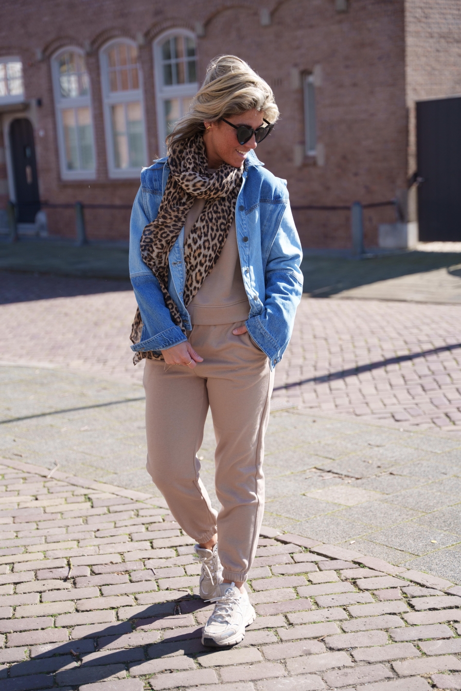 Jogging Broek Berny Beige