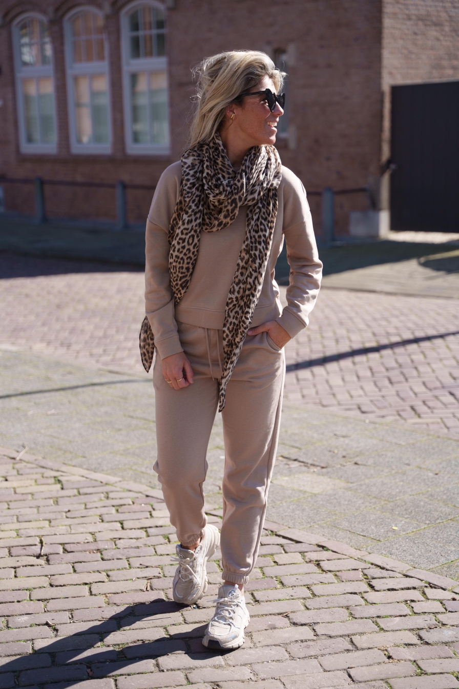 Jogging Broek Berny Beige