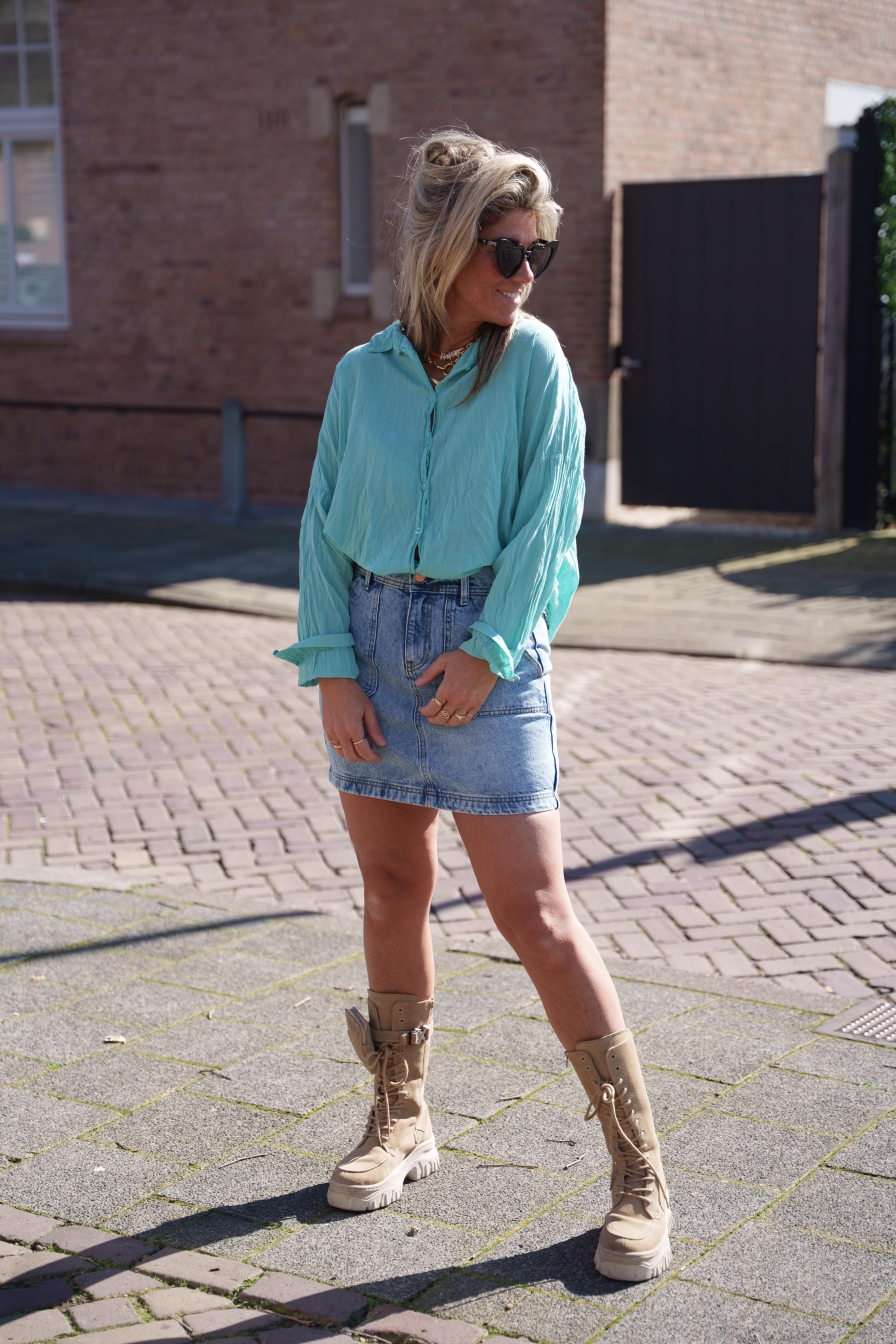 Blouse Agata Turquoise