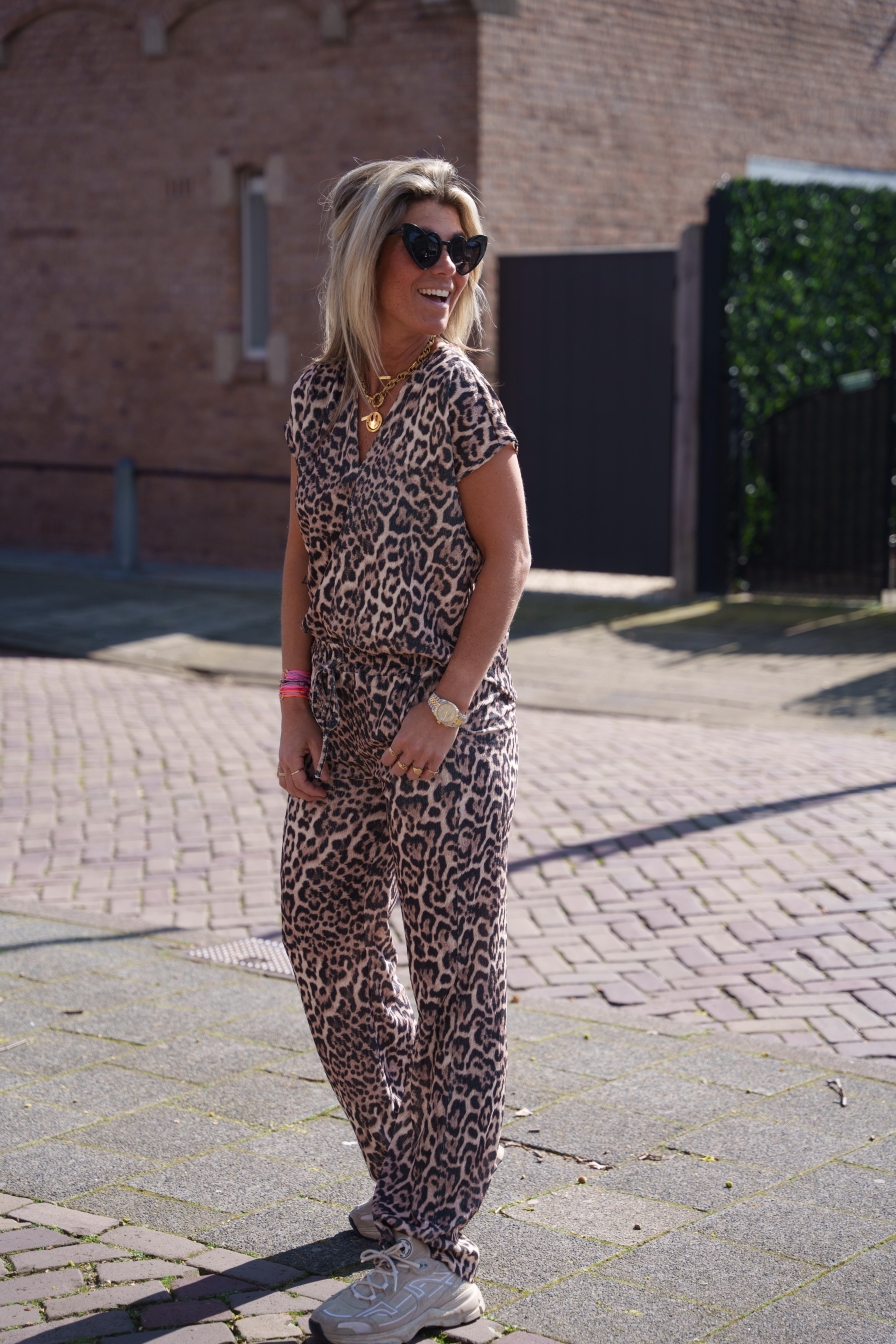 Broek Leopard Loes