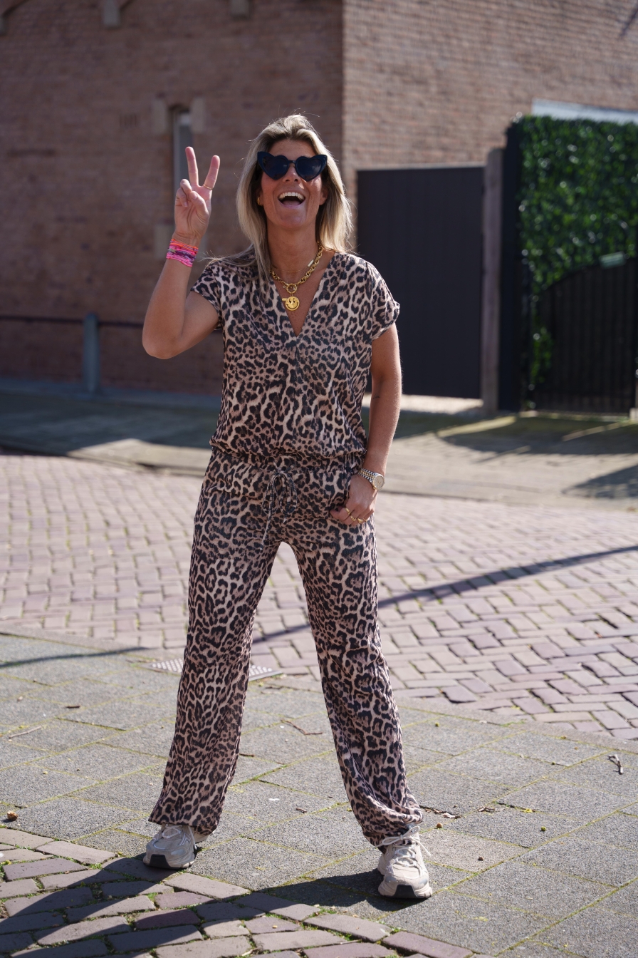 Broek Leopard Loes