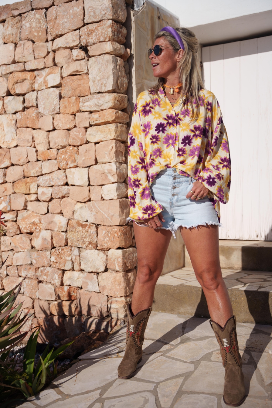 Blouse Flowers from Seatle Thanne