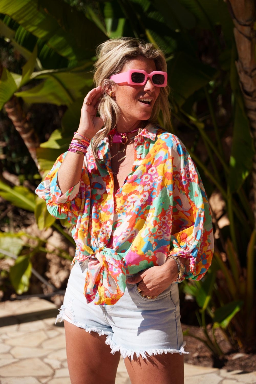 Blouse Summer Flowers Thanne
