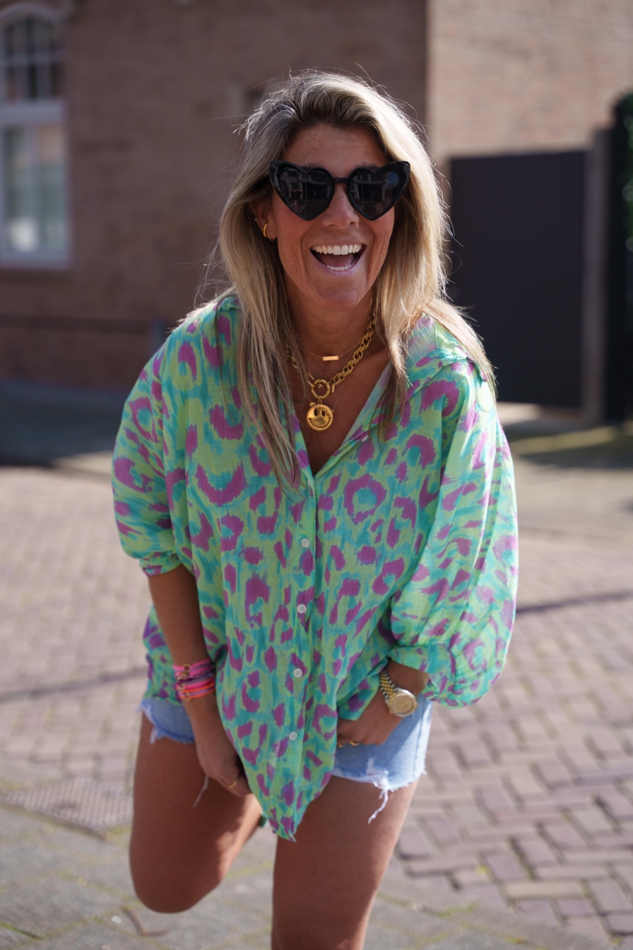 Blouse Turquoise Thanne