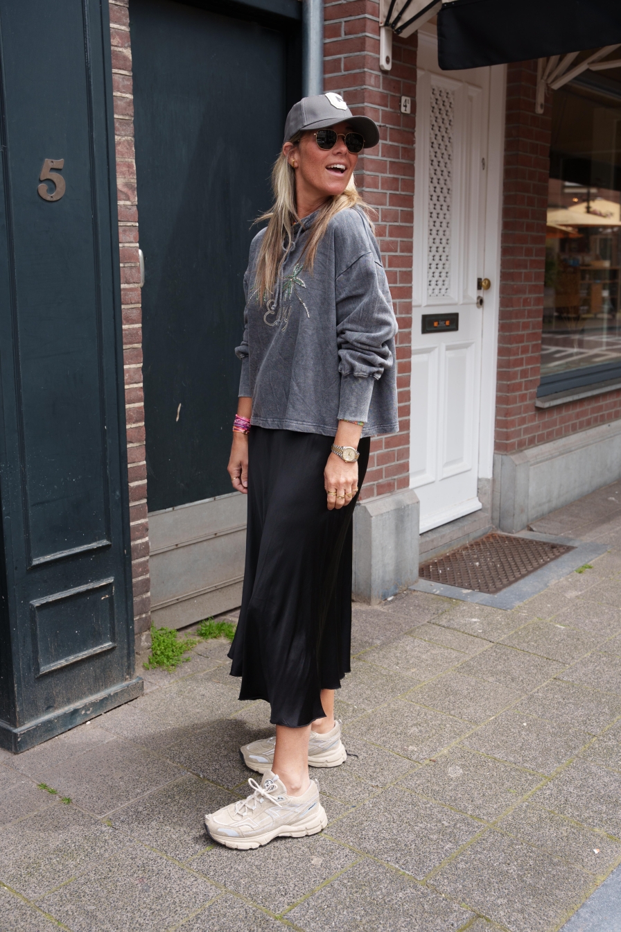 Trui Stone Washed Hoody Palm