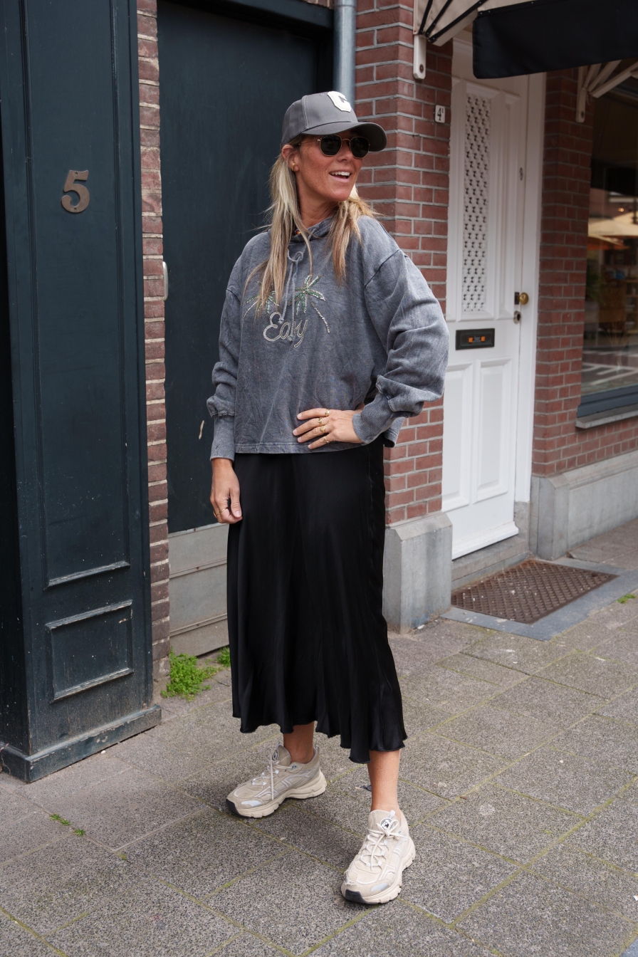 Trui Stone Washed Hoody Palm