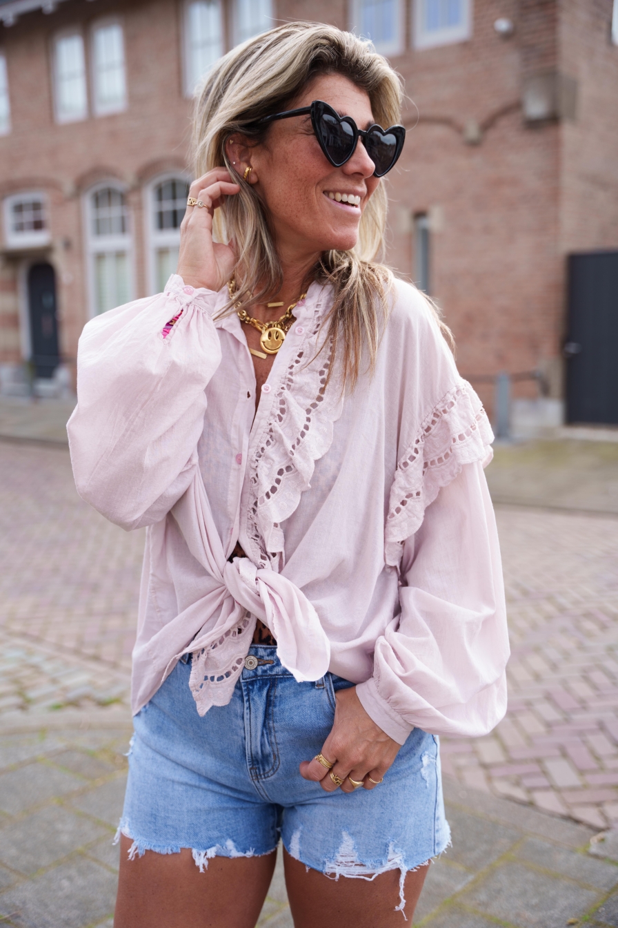 Blouse kenner Zacht Roze