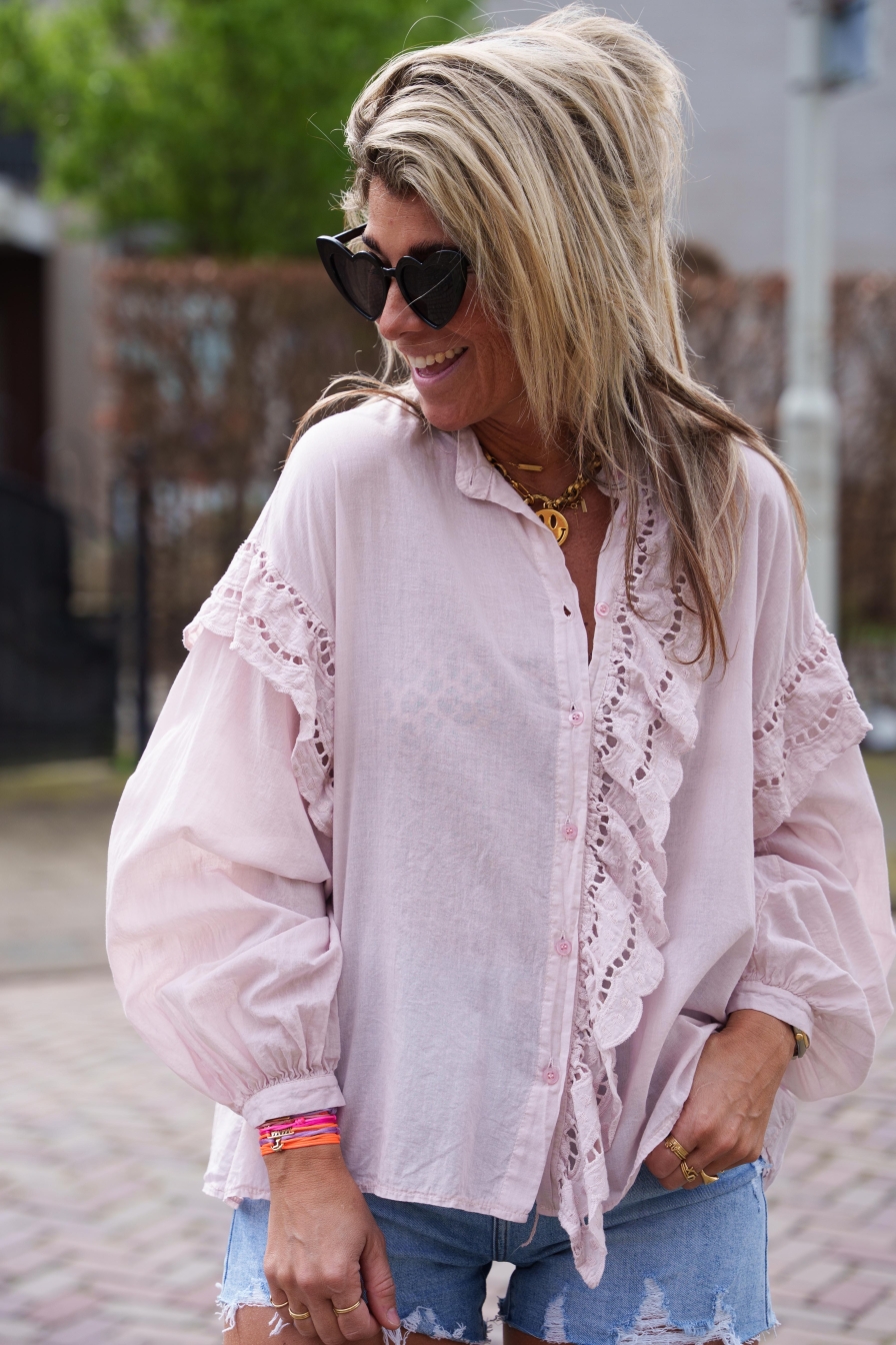 Blouse kenner Zacht Roze