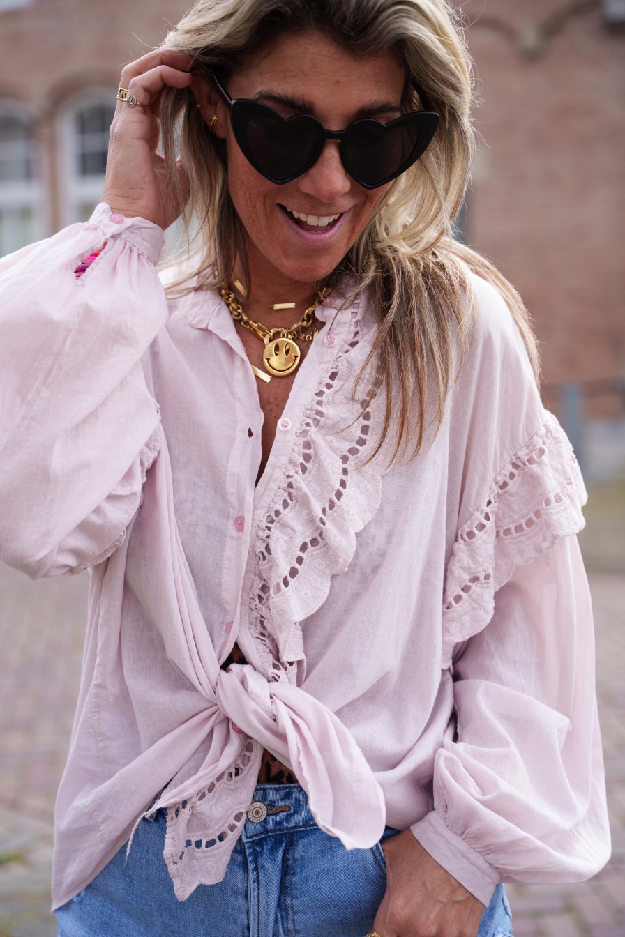 Blouse kenner Zacht Roze