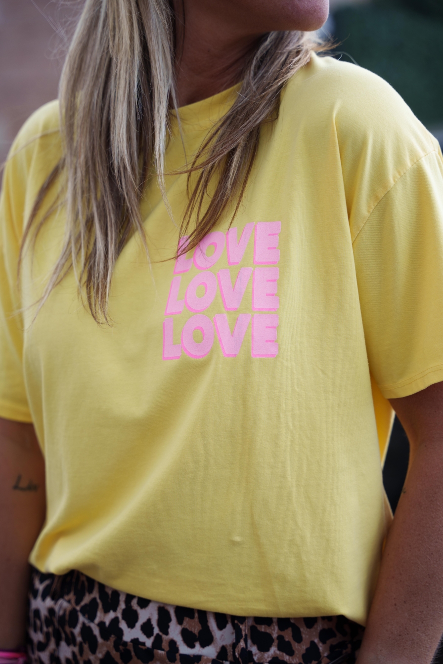 Shirt LOVE Lauri Geel