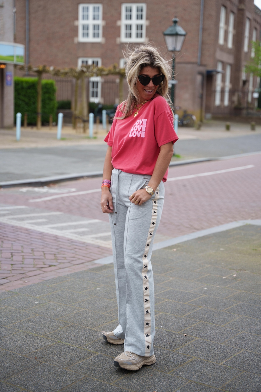 Shirt LOVE Lauri Aardbei Roze