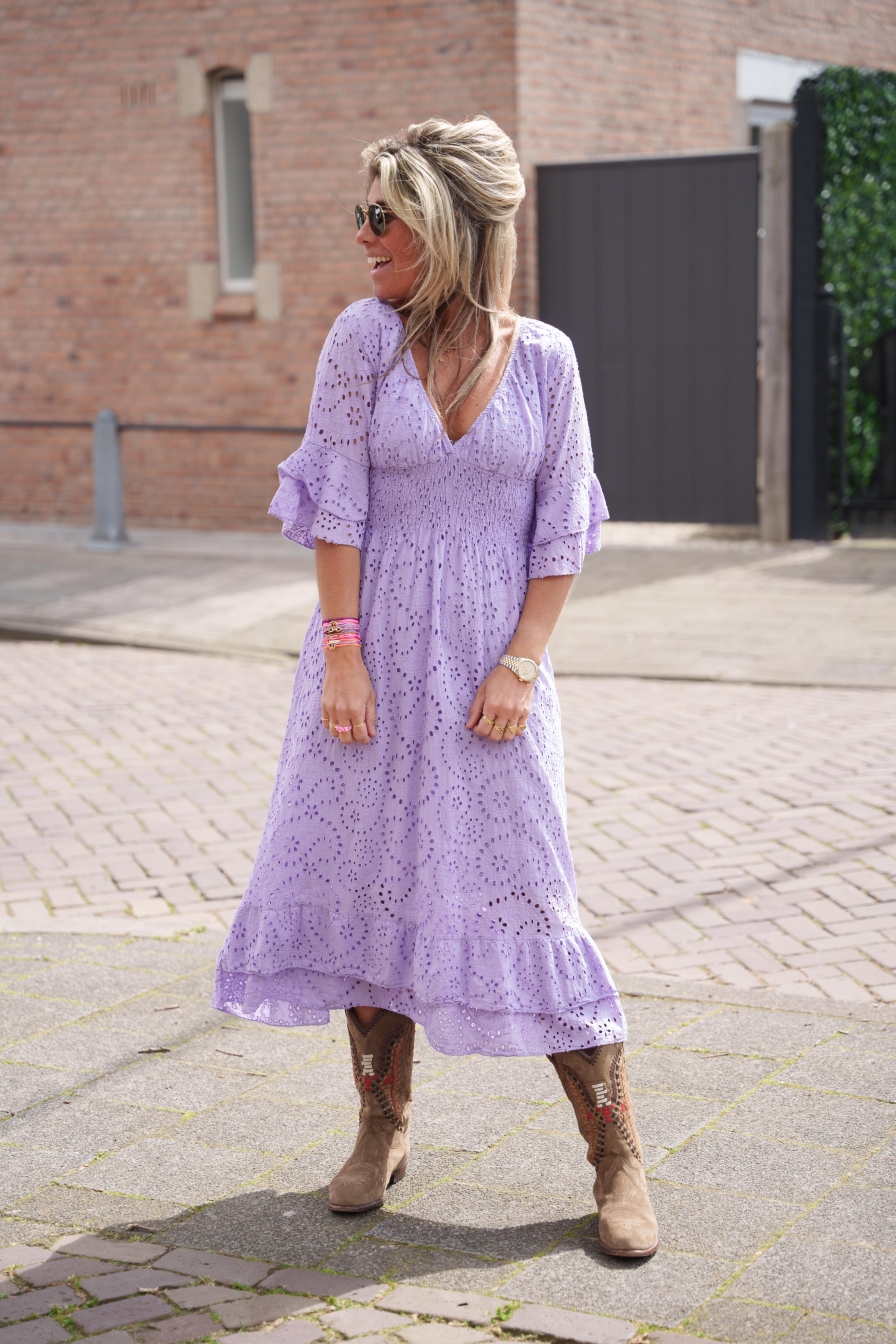 Broderie Dress Bowi Lila