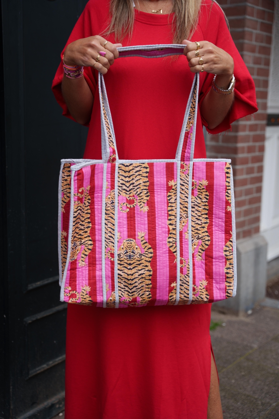 Tas Indian Lion Fuchsia