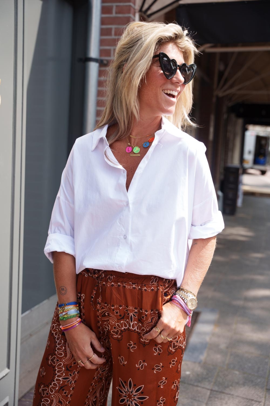 Oversized Blouse Olivia Wit