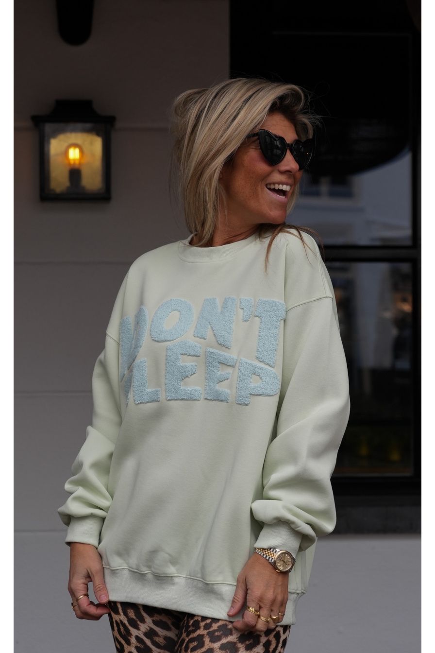 Sweater Dont Sleep Mint