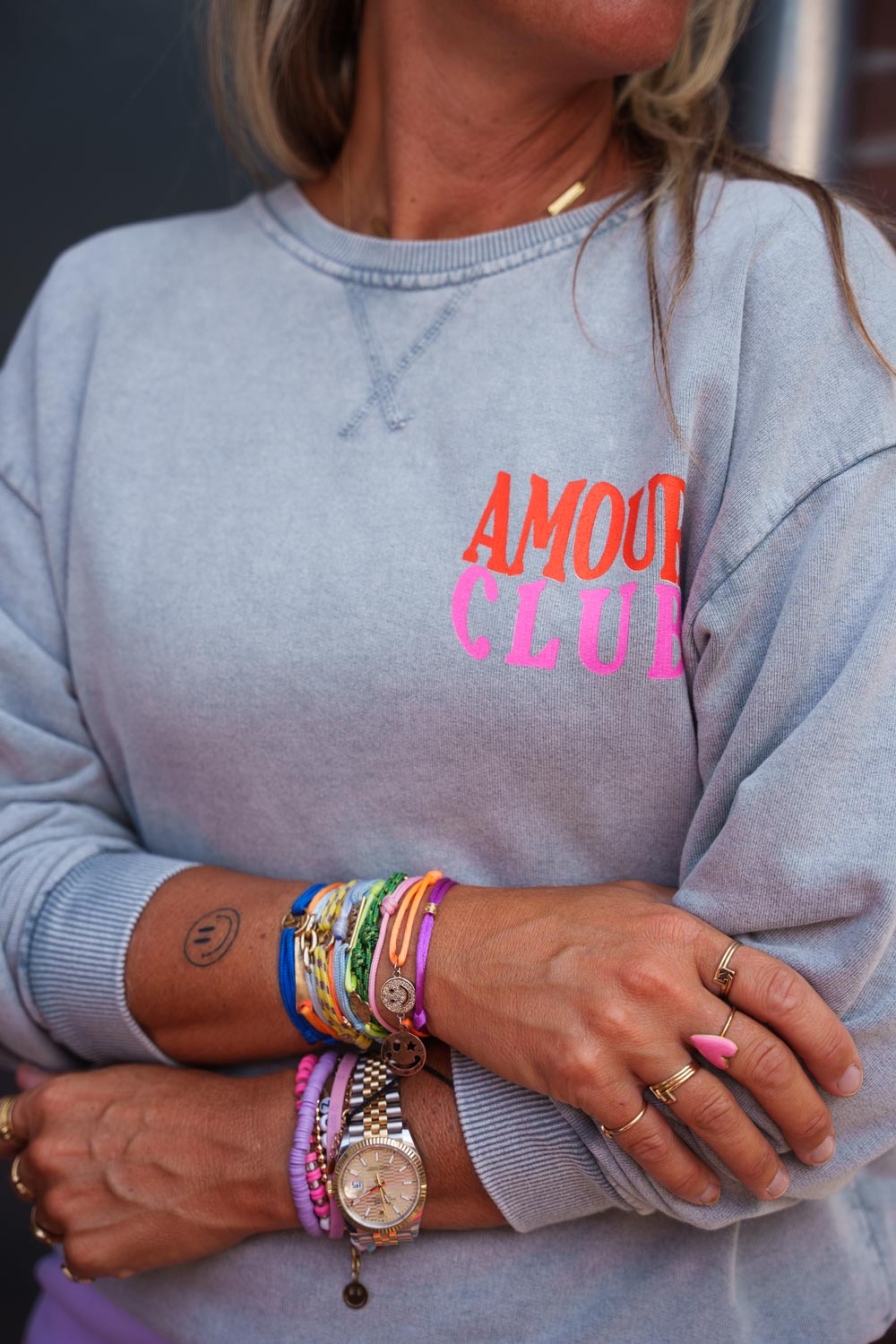 Sweater Amour Club Grey