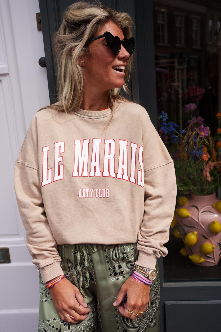 Sweater Le Marais Camel Wit