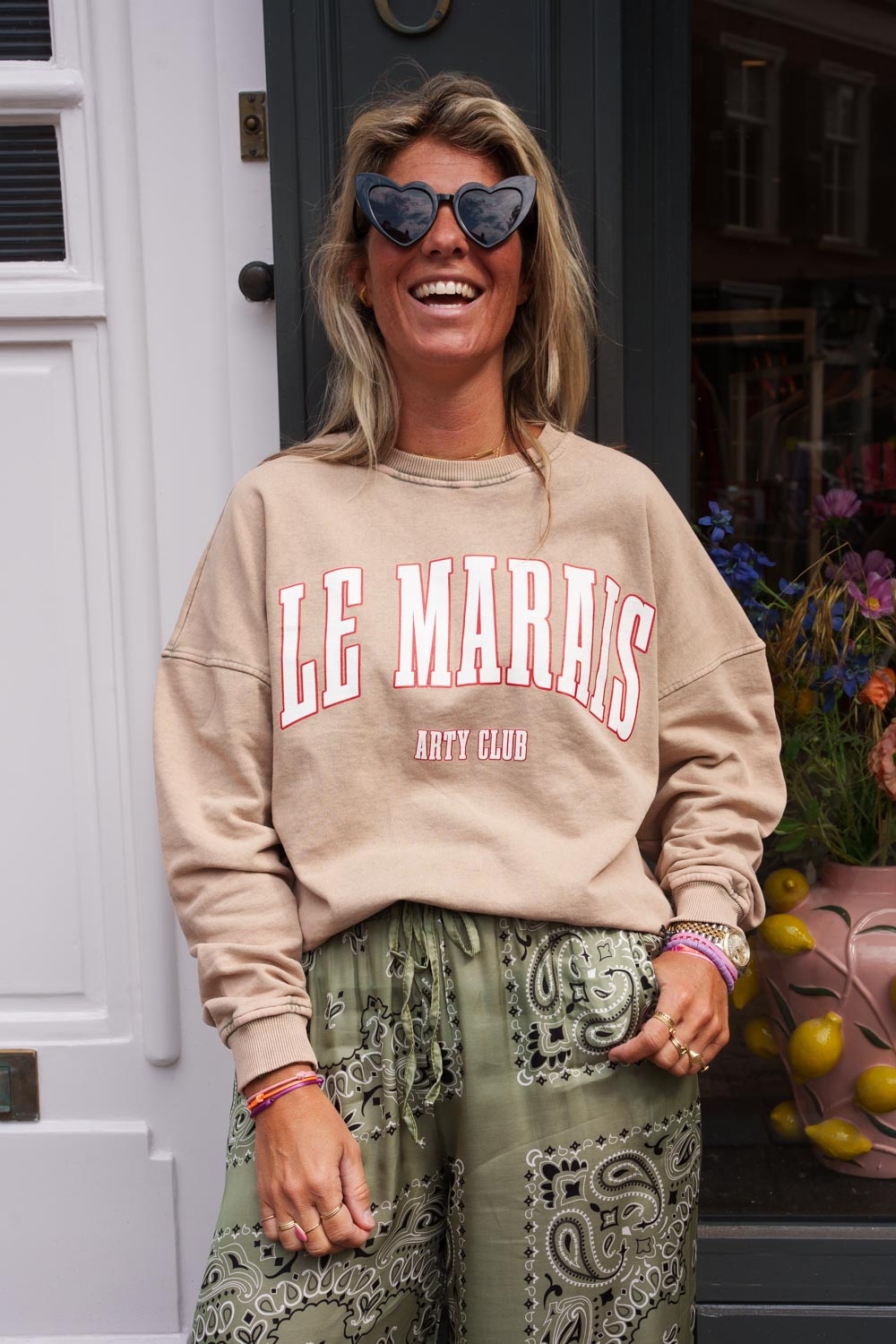 Sweater Le Marais Camel Wit