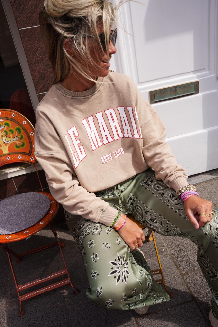 Sweater Le Marais Camel Wit