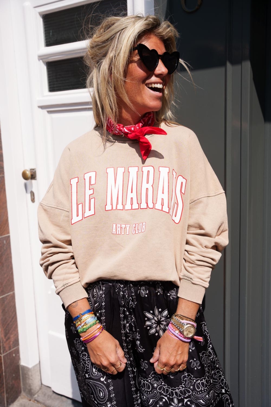 Sweater Le Marais Camel Wit