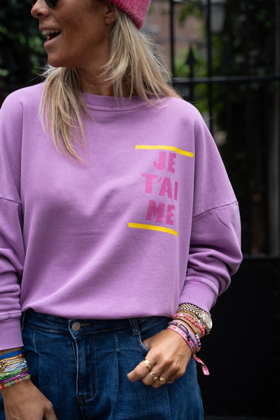 Sweater Je Tai Me Lila