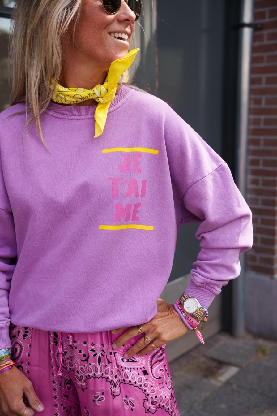 Sweater Je Tai Me Lila