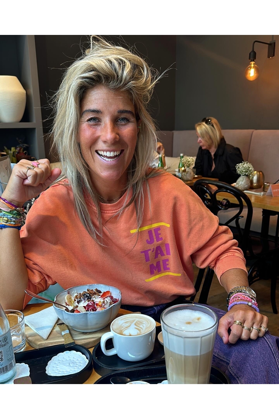 Sweater Je Tai Me Oranje