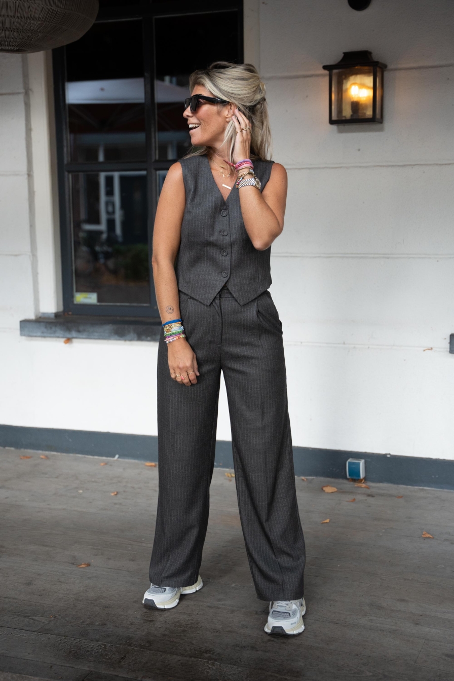 Pantalon Jamy Donkergrijs