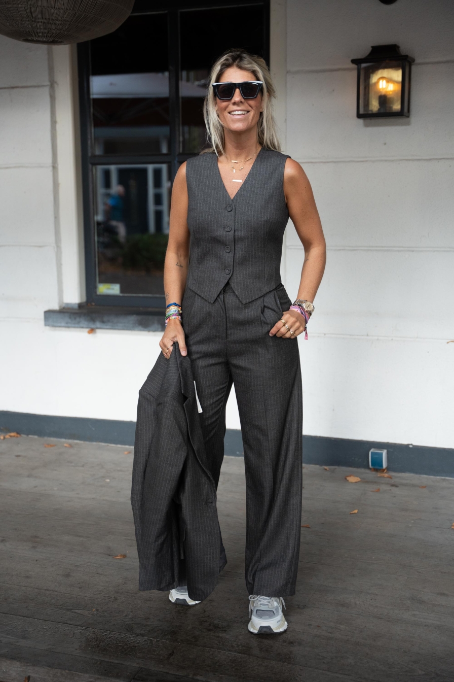 Pantalon Jamy Donkergrijs