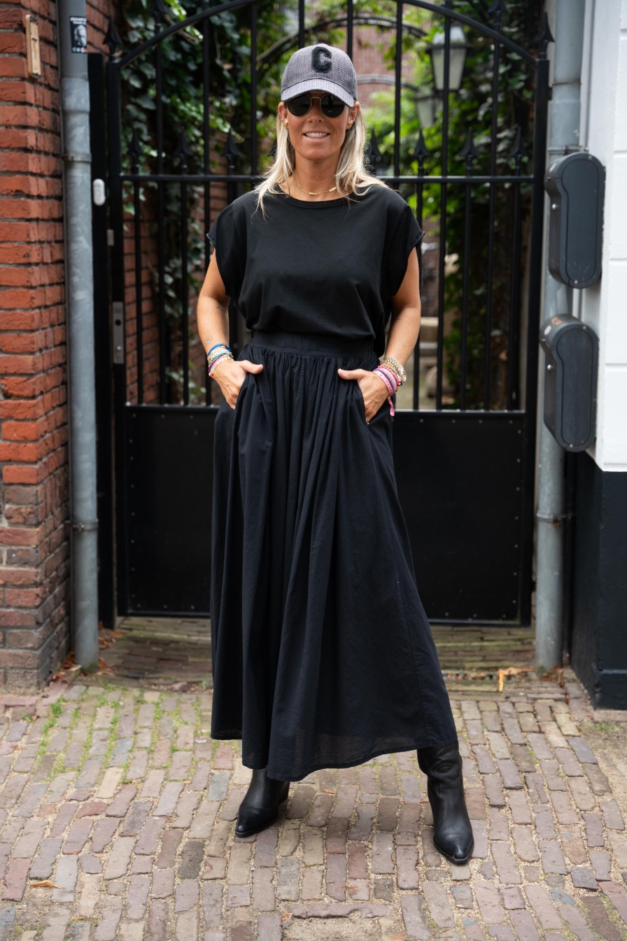 Shirt Kapmouw Kaat Zwart