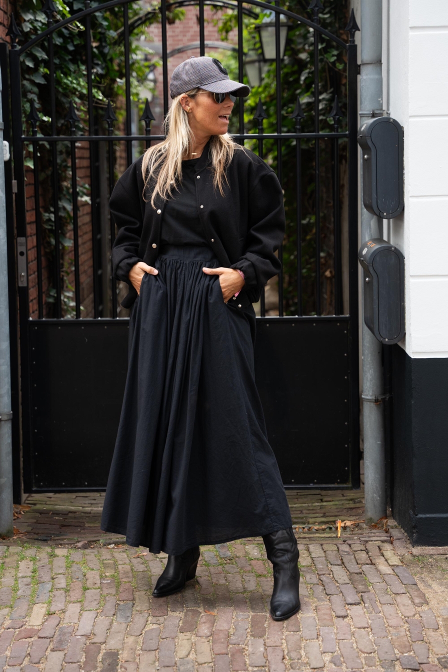 Shirt Kapmouw Kaat Zwart