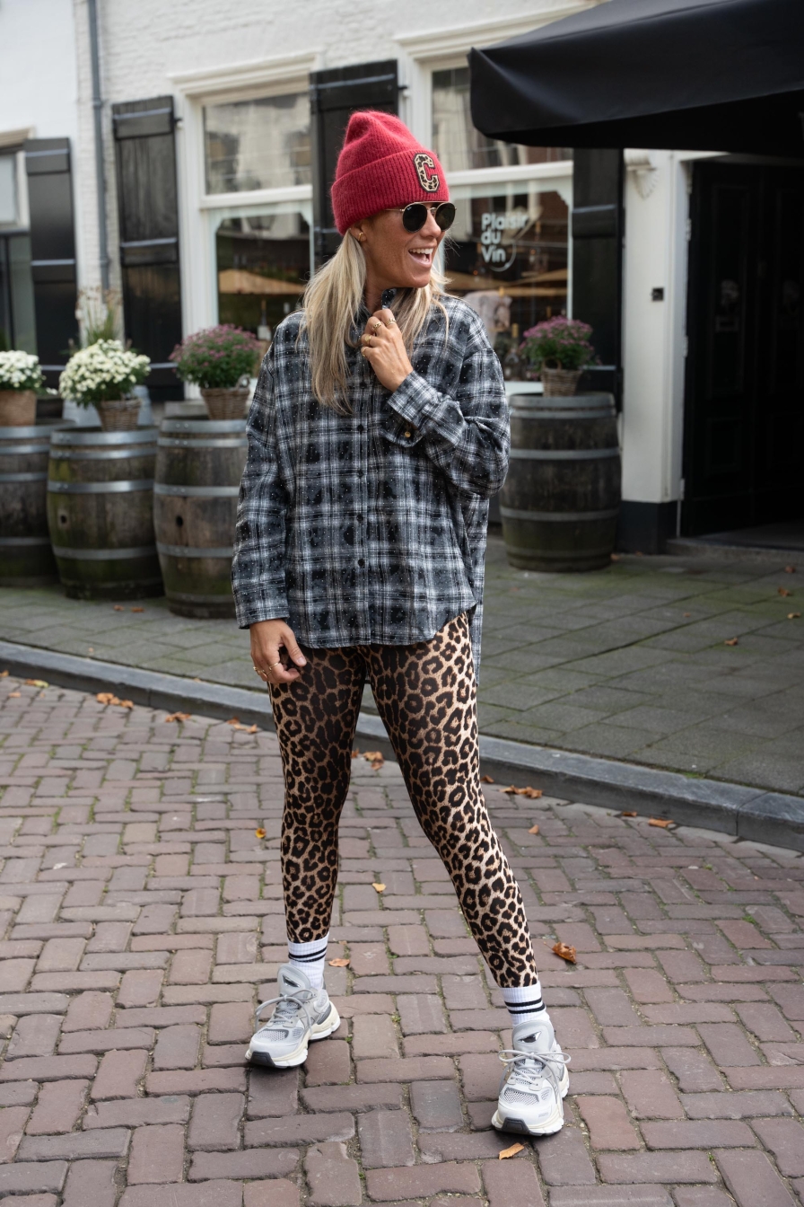 Sparkly Blouse Fay Grijs