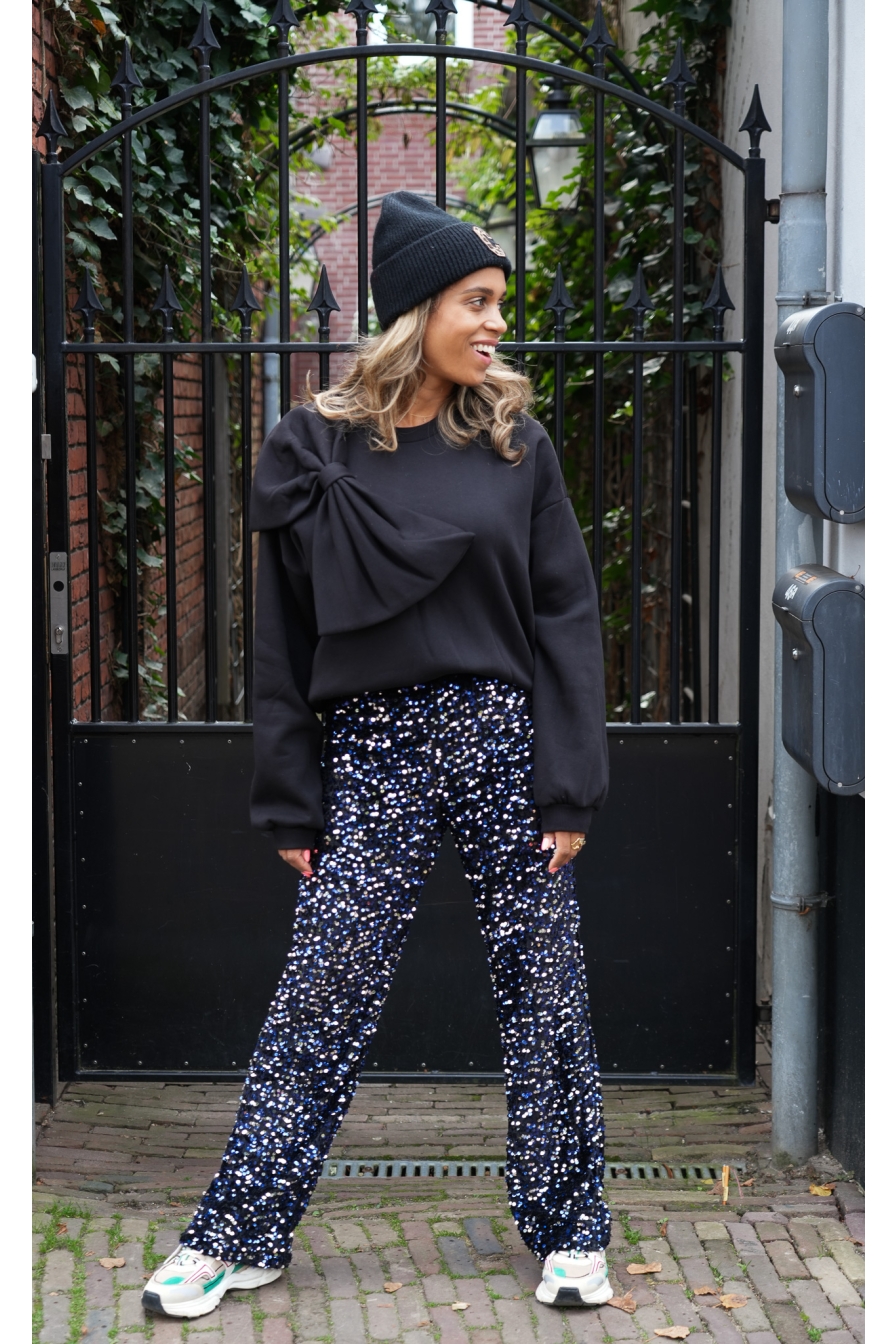 Strik Sweater Bowi Zwart