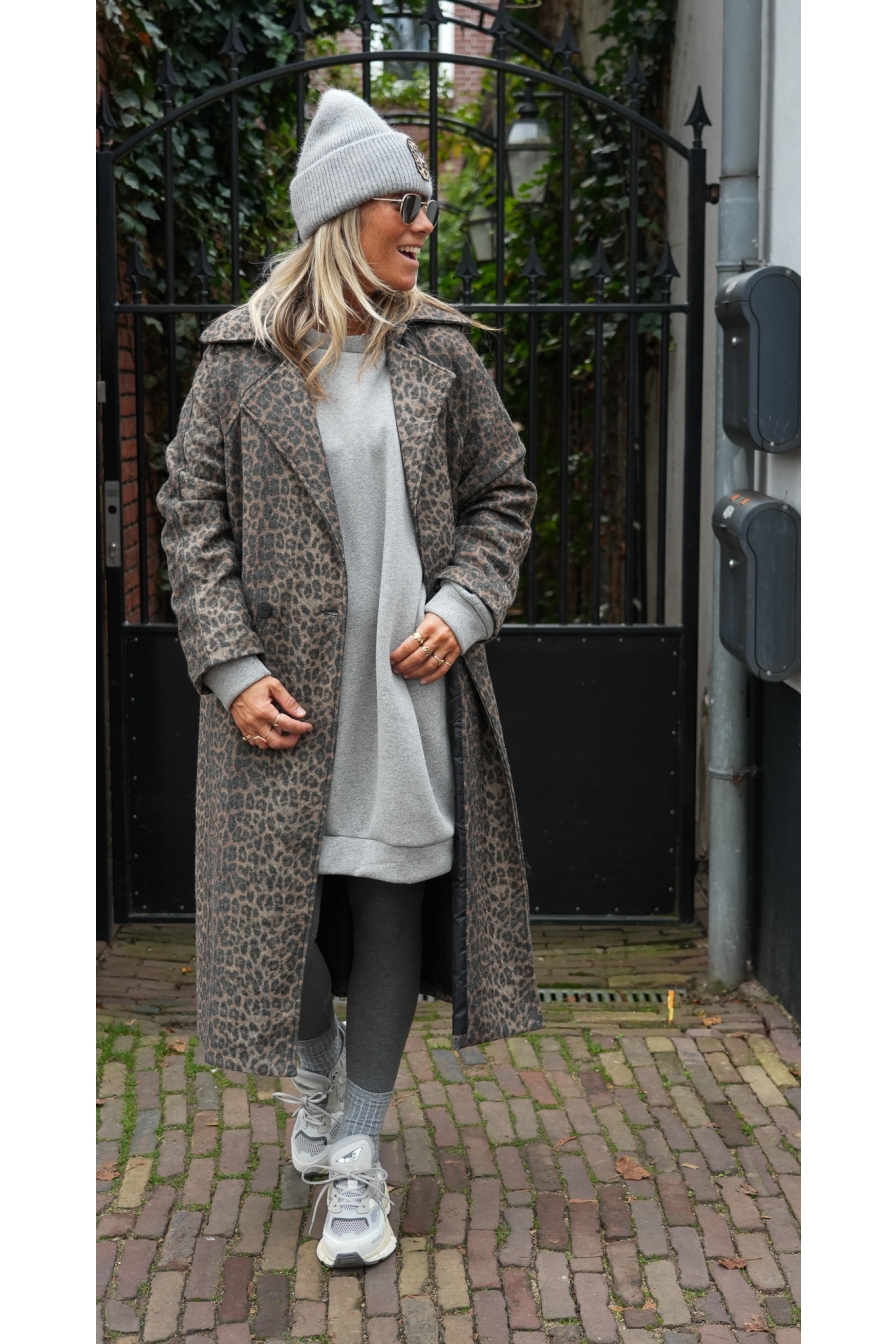 Sweatdress Noury Grijs