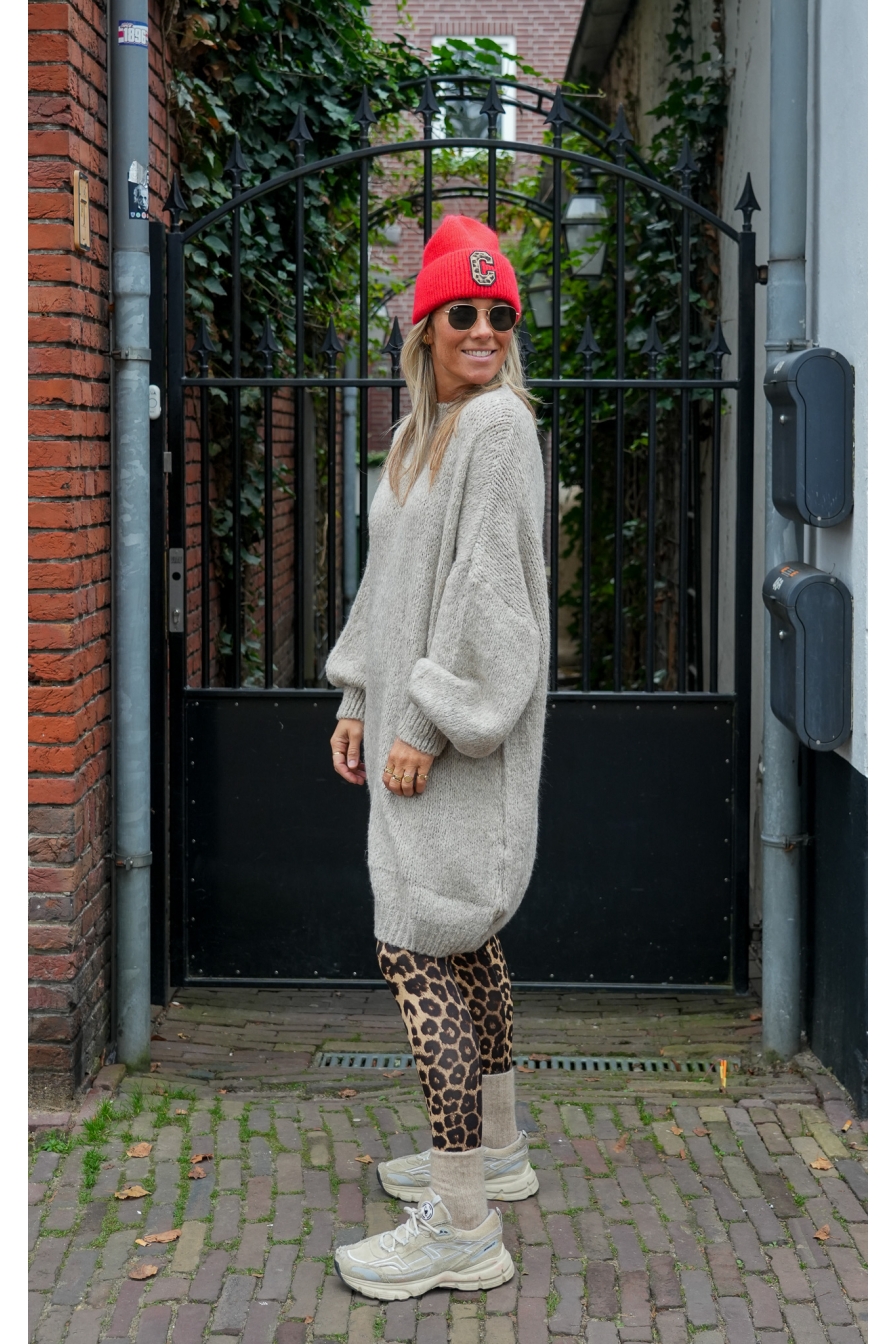 Oversized Trui Tess Beige