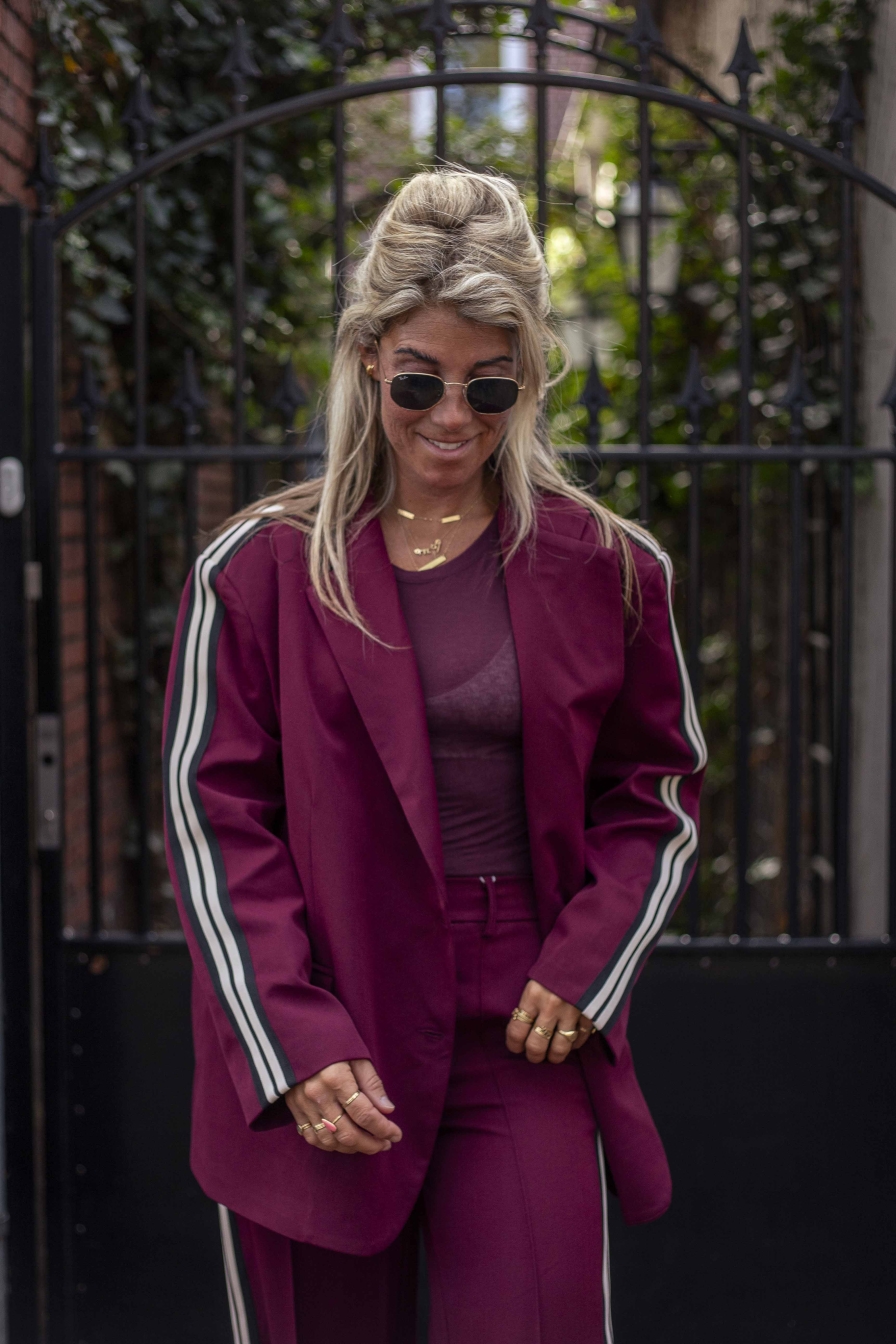 Oversized Blazer Lili Bordeaux